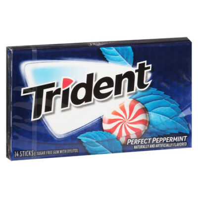 Trident Perfect Peppermint Gum [USA] 14db
