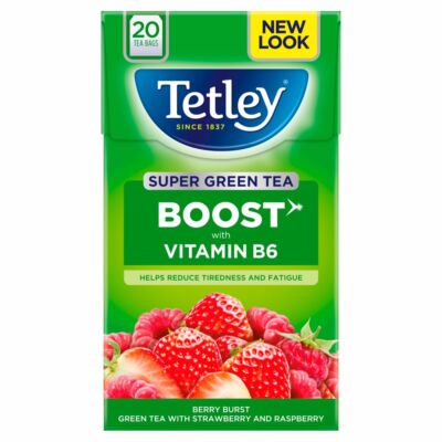 Tetley Super Green Boost Strawberry & Raspberry 20 db filter