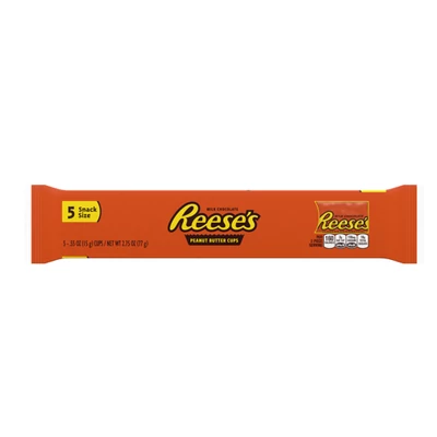 Hersheys Reese's Peanut Butter Cups Snack Size 5 Pack 77g