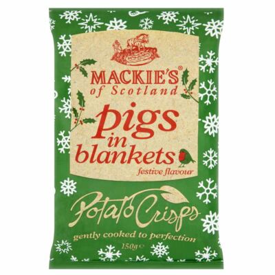 Mackie's Pigs in Blankets Festive Flavour Potato Crisps 150g