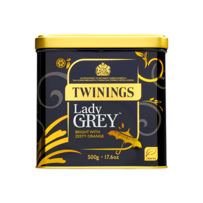 Twinings Lady Grey szálas fémdobozos tea 500g