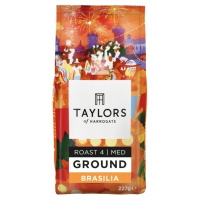 Taylors of Harrogate Cafe Brasilia Ground Coffee (őrölt kávé) 227g