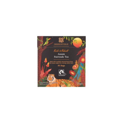 Co-op Assam Fairtrade Tea 50 db filter