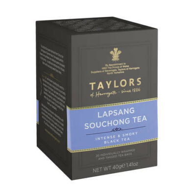 Taylors of Harrogate Lapsang Souchong Tea 20 db borítékolt filter