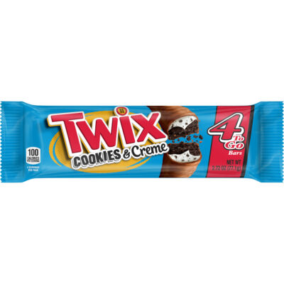 TWIX Cookies & Creme - 4 To Go Size [USA] 77g