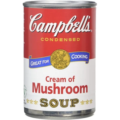 Campbells Condensed Cream of Mushroom Soup 295g