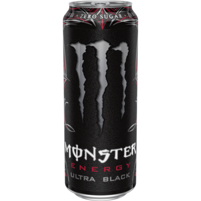 Monster Ultra Black (UK) árcímke nélküli 500ml