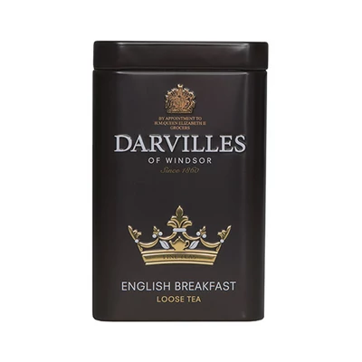 Darvilles Of Windsor English Breakfast szálas fémdobozos tea 100g