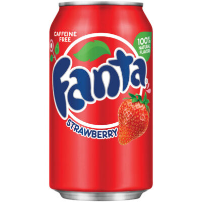 Fanta Strawberry Flavored Soda [USA] 355ml