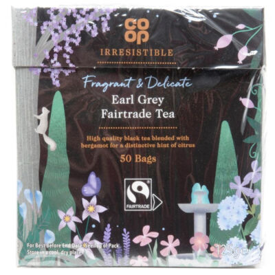 Co Op Irresistible Fair Trade 50 Earl Grey Tea Bags