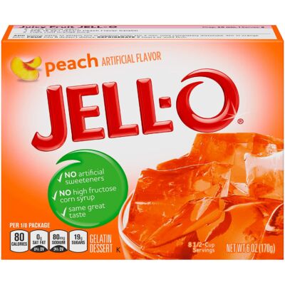 Jell-O Peach Gelatin [USA] 85g