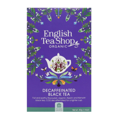 English Tea Shop - Decaffeinated Breakfast (koffeinmentes reggeli tea) 20 db borítékolt filter