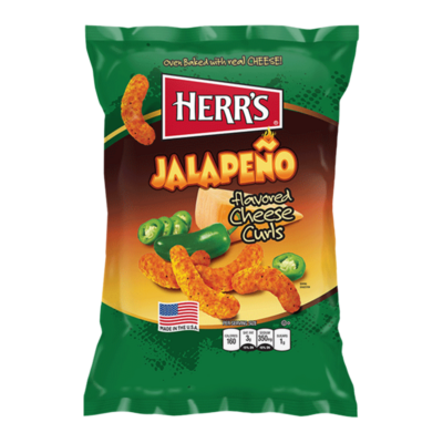Herrs Jalapeno Poppers Cheese Curls [USA] 198g
