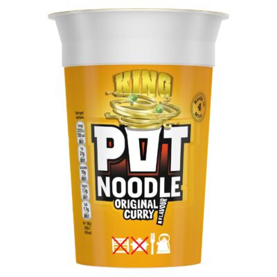 King Pot Noodle Original Curry 110g