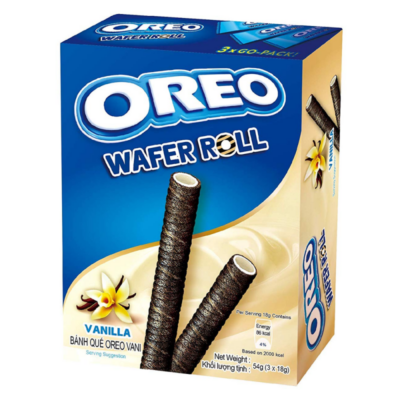 Oreo Wafer Roll Vanilla 3x18g