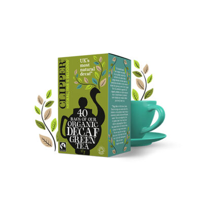 Clipper Organic & Fairtrade Decaf Green Tea (koffeinmentes zöld tea) 40 db filter