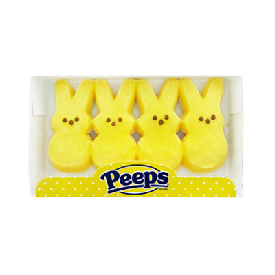 Peeps Yellow Marshmallow Bunnies 4db