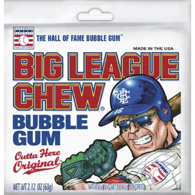 Original Big League Chew Bubble Gum 60g