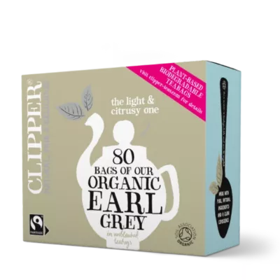 Clipper Fairtrade Organic Earl Grey Tea  80 db filter