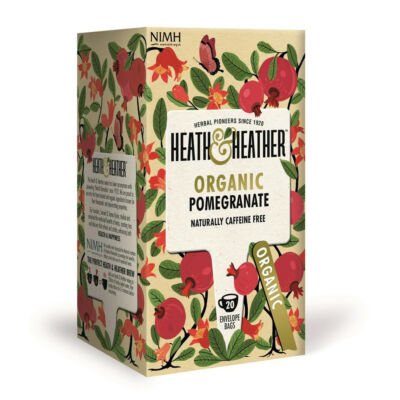 Heath & Heather Organic Pomegranate Tea - Bio Gránátalma Tea  20 db filter