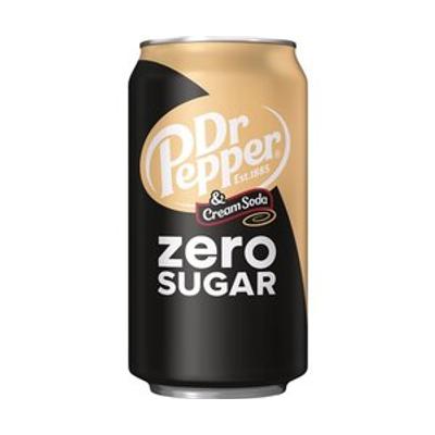 Dr Pepper Cream Soda Zero Sugar [USA] 355ml