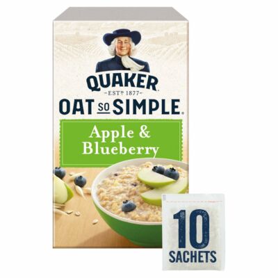 Quaker Oat So Simple Apple & Blueberry 360g (10 instant tasak) 