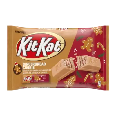 KIT KAT® Gingerbread Cookie Miniatures Candy Bars 238g