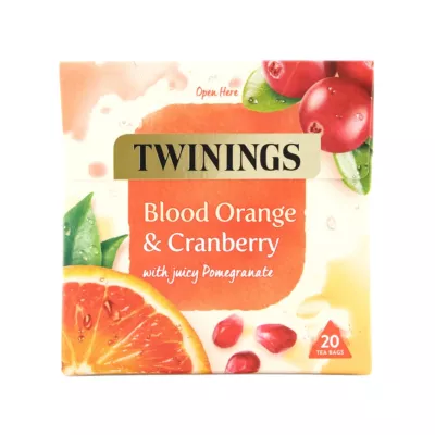Twinings  Blood Orange & Cranberry (Vérnarancs és vörösáfonya) Tea 20 db filter
