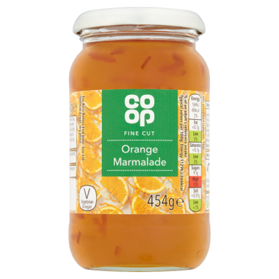 Co-op Fine Cut Orange Marmalade 454g