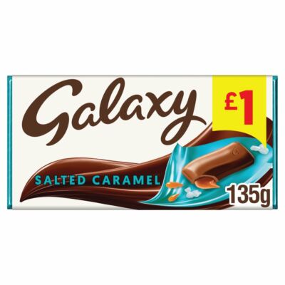 Galaxy Salted Caramel 135g - Sós-karamellás tejcsokoládé
