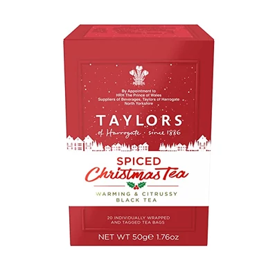 Taylor's of Harrogate Spiced Christmas Tea (Karácsonyi Tea) 20 db borítékolt filter Taylor's of Harrogate Spiced Christmas Tea (Karácsonyi Tea) 20 db borítékolt filter