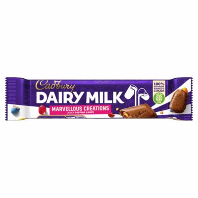 Cadbury Dairy Milk Marvellous Creations Jelly Popping Candy Shells 47g