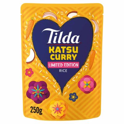 Tilda Katsu Curry Limited Edition Rice 250g