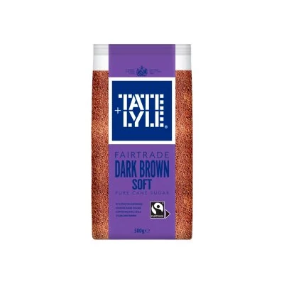 Tate & Lyle Fairtrade Dark Brown Soft Sugar 500g