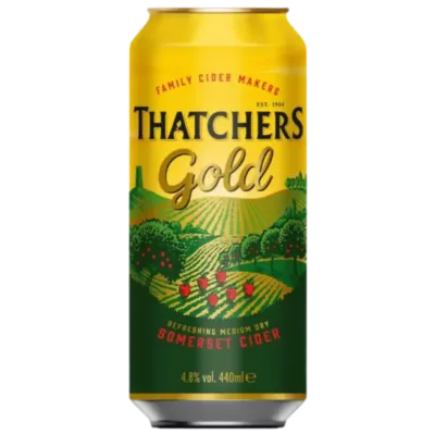 Thatchers Gold Medium Dry Cider ˙(440ml, 4.8%)