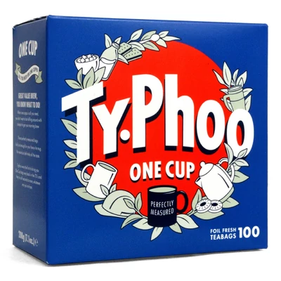 Typhoo fekete tea One Cup - 100 filter 