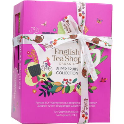 English Tea Shop Szuper Gyümölcsös tea válogatás 12 selyemfilter