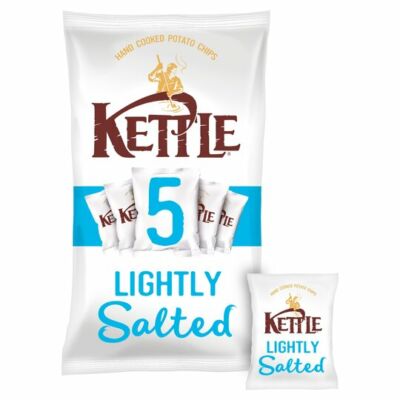 Kettle Chips - Lightly Salted enyhén sós Multipack 5x30g