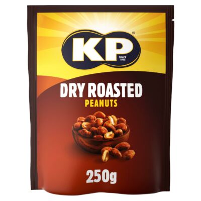 KP Dry Roasted Peanuts (Szárazra pirított mogyoró)  250g