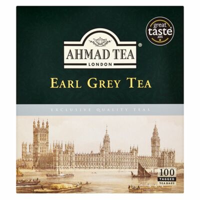 Ahmad Earl Grey Tea (tagged teabags) 100 db filter
