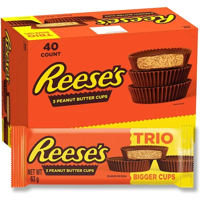 Reese's Trio Peanut Butter Cups 40x63g (karton)