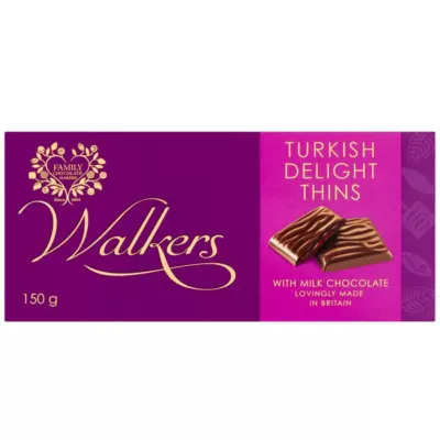 Walkers After Dinner Turkish Delight Thins 135g