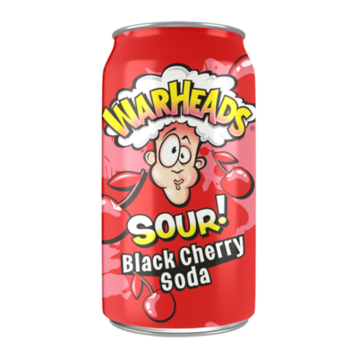 Warheads SOUR! Black Cherry Soda [USA] 355ml