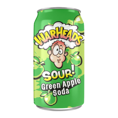 Warheads SOUR! Green Apple Soda [USA] 355ml
