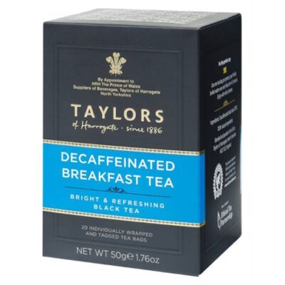 Taylor's Of Harrogate Decaf Breakfast Tea 20 db borítékolt filter