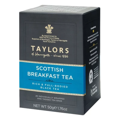 Taylors of Harrogate Scottish Breakfast Tea Bags - 20db borítékolt filter 