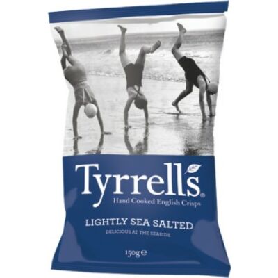 Tyrrell's Lightly Salted Crisps 150g  (Enyhén sós chips)