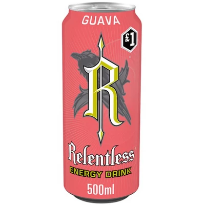 Relentless Energy Drink Guava PMP £1 500ml