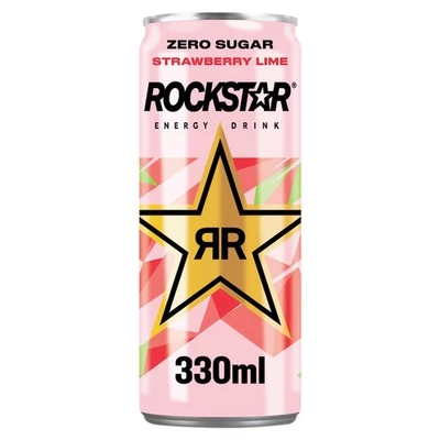 Rockstar Strawberry And Lime PM£1 330ml