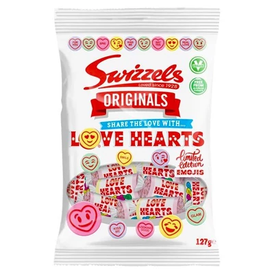 Swizzels Original Love Hearts Bag 127g